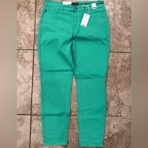 Mossimo Supply Co. Vibrant Teal Skinny Jeans